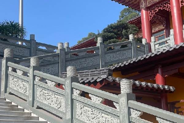 大连仿古石栏杆生产厂家 案例三